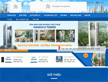 Tablet Screenshot of handico.com.vn